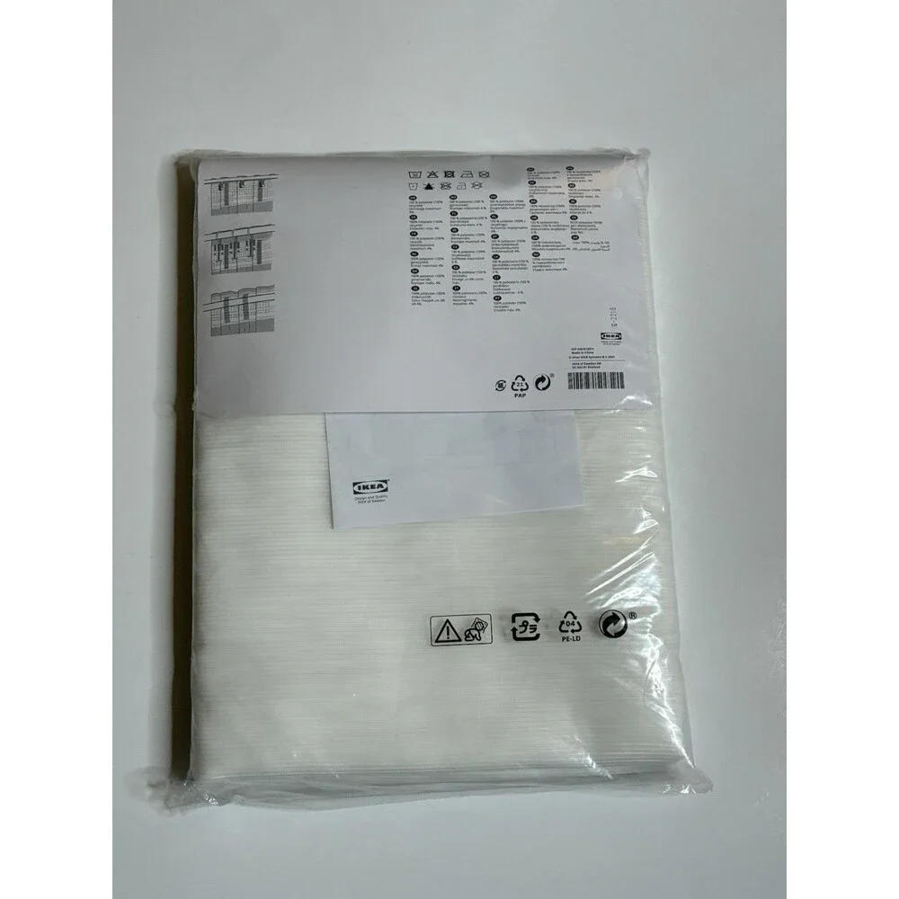 1 Pair Ikea Gjertrud Sheer Curtains 2 Panels 57